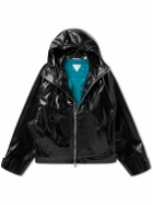 Bottega Veneta - Coated-Canvas Hooded Jacket - Black