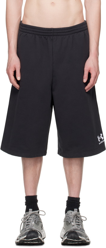 Photo: Balenciaga Black Under Armour Edition Large Shorts