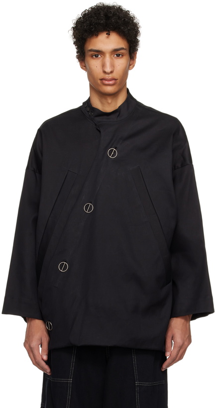 Photo: T/SEHNE Black Asymmetric Jacket