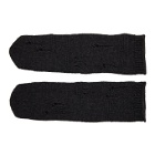 Helmut Lang Grey Distressed Socks