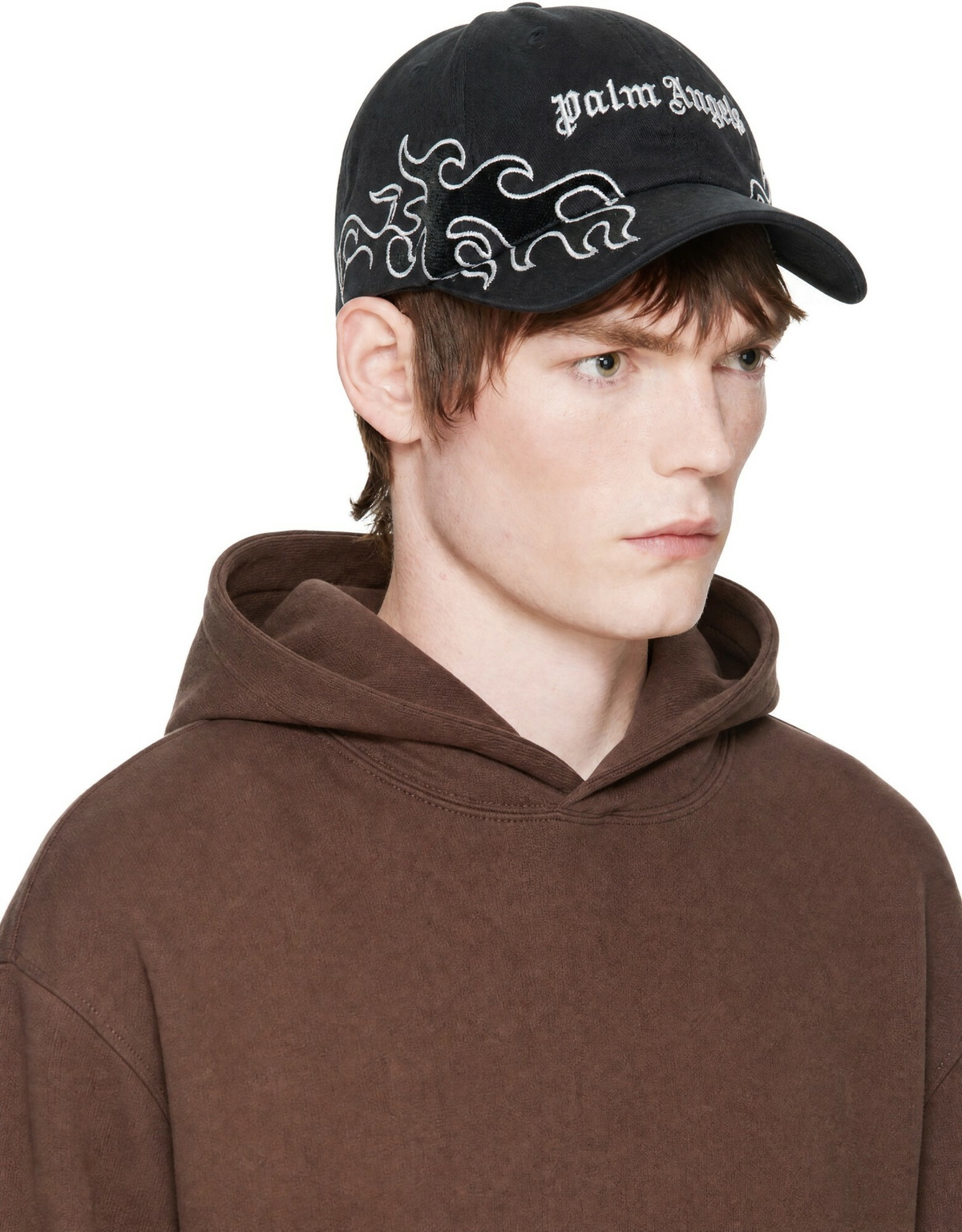 Palm Angels Black Flame Cap