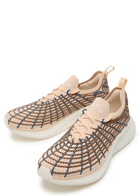 Athletic Propulsion Labs Zipline Embroidered Knitted Sneakers Beige