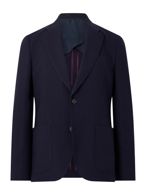 Photo: Paul Smith - Wool-Hopsack Suit Jacket - Blue