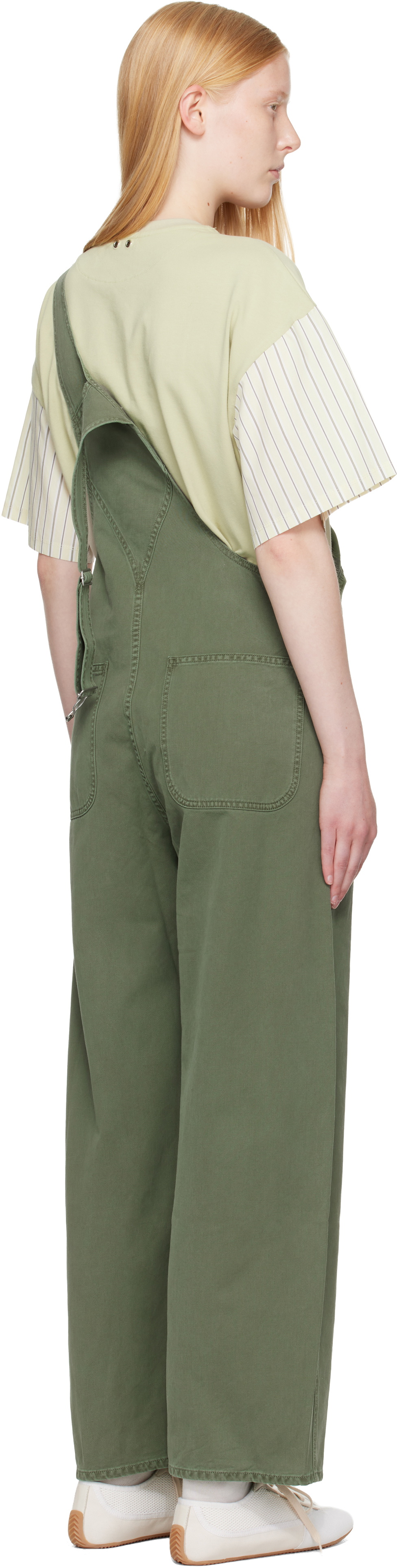 Citizens of Humanity Khaki Freya Denim Overalls