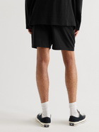 Fear of God Essentials - Logo-Appliquéd Cotton-Blend Jersey Shorts - Black