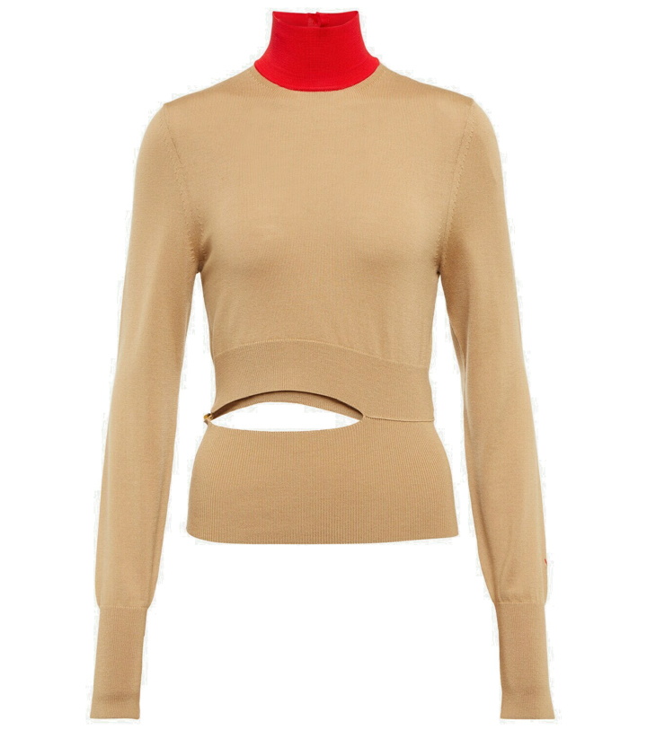 Photo: Victoria Beckham - Wool-blend turtleneck sweater