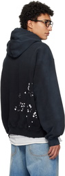 Maison MIHARA YASUHIRO Black Embellished Hoodie