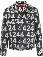 424 - Printed Denim Jacket