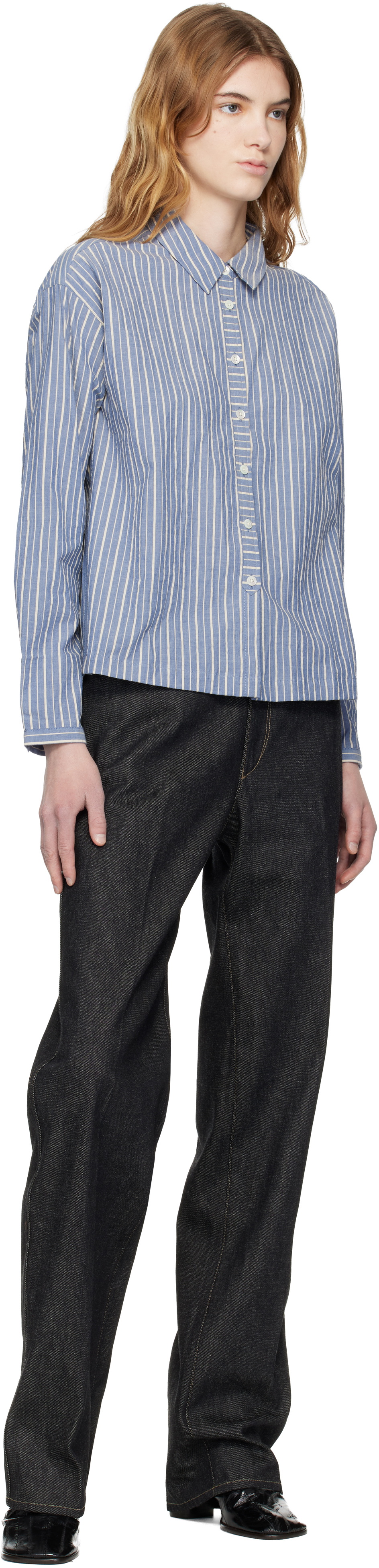 YMC Blue Marianne Shirt