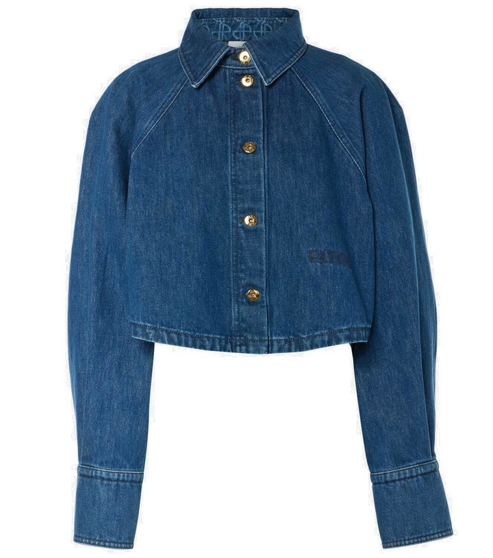 Photo: Patou Cropped denim shirt