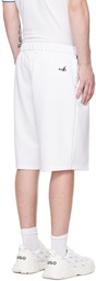 BOSS White Stripe Shorts