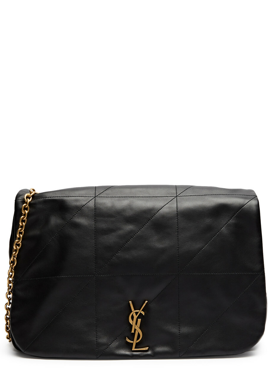【関税&送料込】Saint Laurent Black Nappa Leather Jamie 4.3 SAINT LAURENT Jamie 4.3 Large $4400 Black Nappa Leather