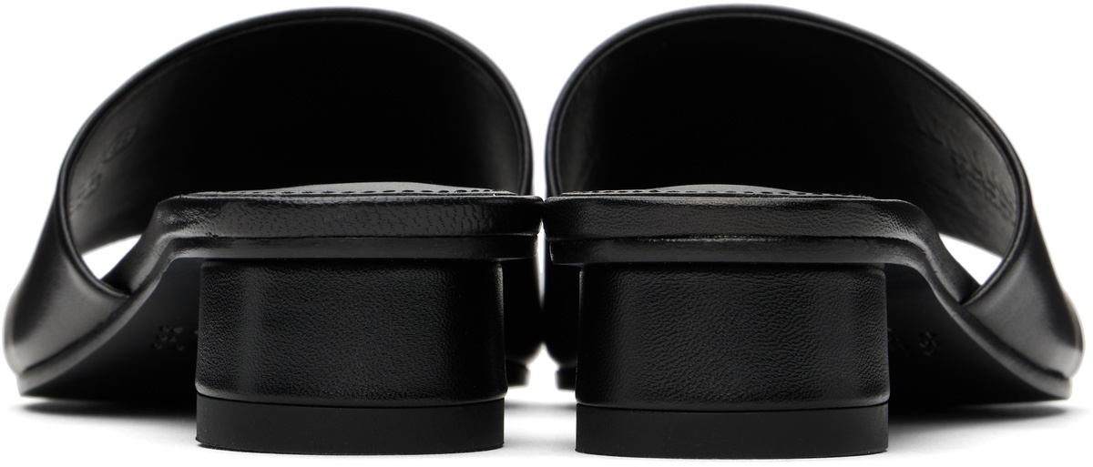 MM6 Maison Margiela Black Anatomic Heeled Sandals MM6 Maison Margiela