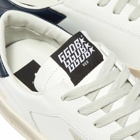Golden Goose Men's Stardan Leather Sneakers in White/Ice/Black