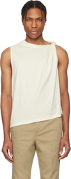 Courrèges White Twist Tank Top