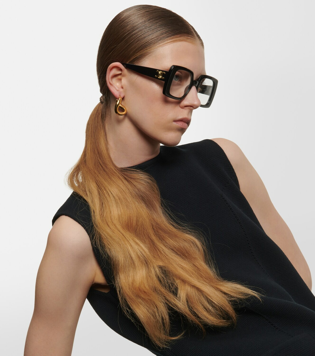 Celine Eyewear Triomphe square glasses Celine