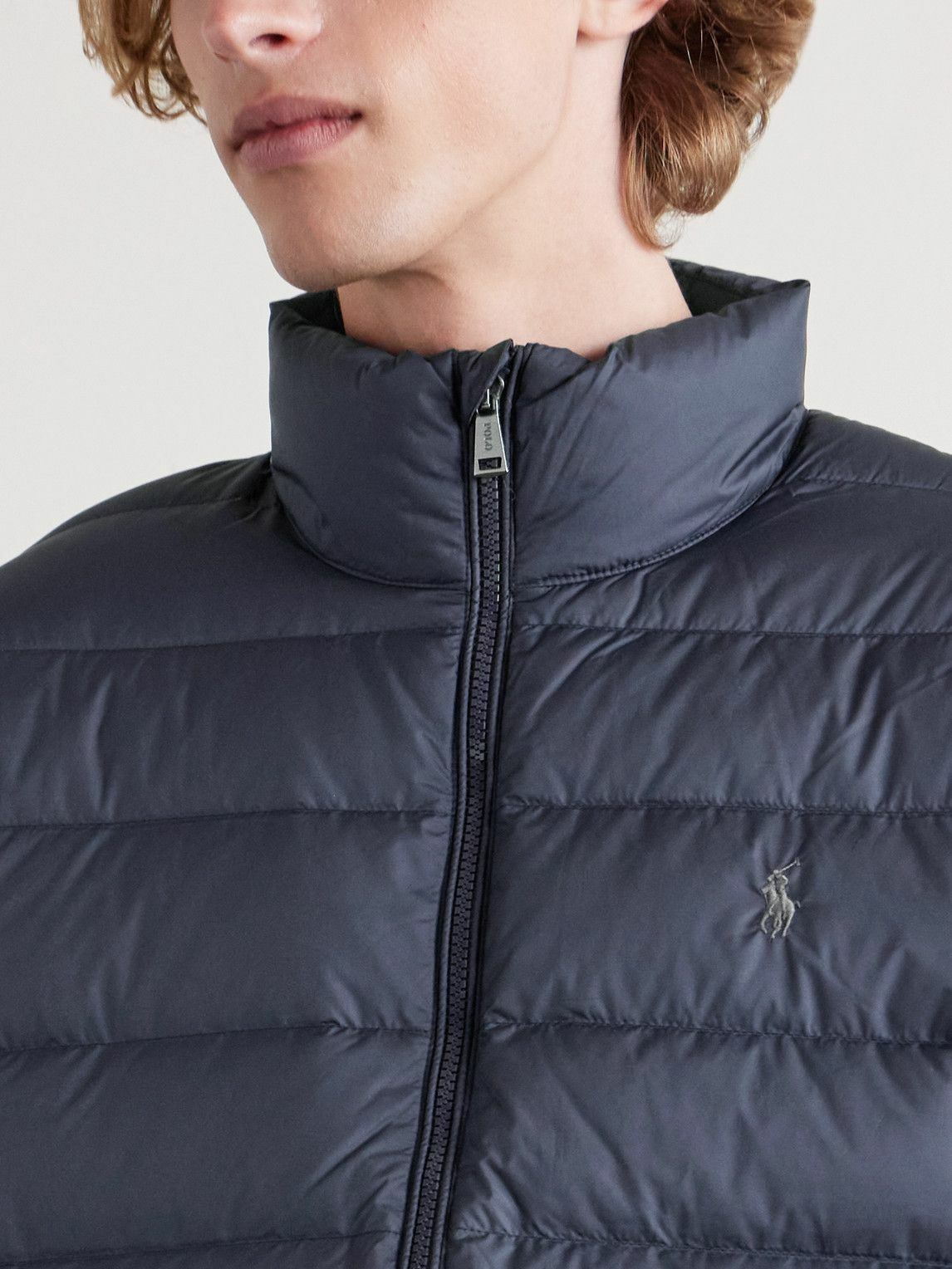 Polo Ralph Lauren - Logo-Embroidered Quilted Shell Down Jacket - Blue