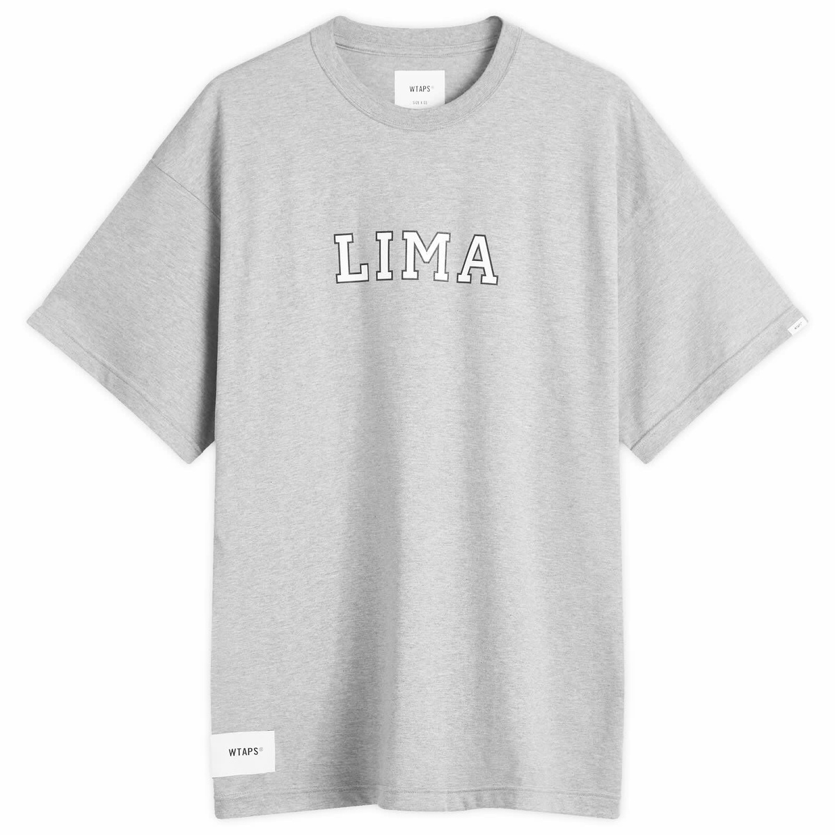 新品 M／WTAPS 05 Phonetic Print T-Shirt 黒 WTAPS Men's 05 Phonetic Print T-Shirt in Ash Grey WTAPS