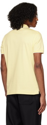 ZEGNA Yellow Embroidered Polo