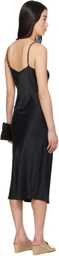 Silk Laundry Black 1996 Midi Dress