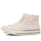 Converse Chuck Taylor 1970s Hi Sneaker in Shy Flamingo/Egret/Black