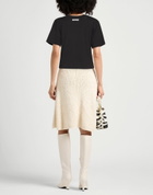 Laneus Womens T-shirt in Black