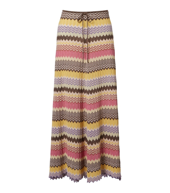 Photo: Faithfull Lamé maxi skirt