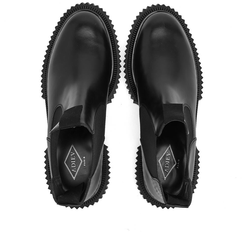 Adieu Men's Type 191 Low Chunky Chelsea Boot in Black Adieu
