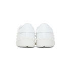 Valentino White Valentino Garavani Rockstud Untitled Sneakers