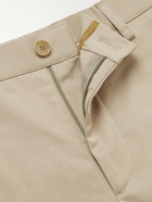 Etro - Straight-Leg Cotton-Blend Twill Trousers - Neutrals