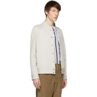 Harris Wharf London Off-White Raglan Bomber Jacket