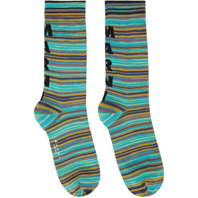 Photo: Marni Blue Striped Socks