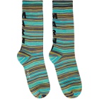 Marni Blue Striped Socks
