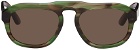Giorgio Armani Green Square Sunglasses
