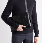 BOTTEGA VENETA - Large Intrecciato Leather Pouch - Black