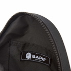 A Bathing Ape Men's Bape Shark Silicon Shoulder Bag in Black 