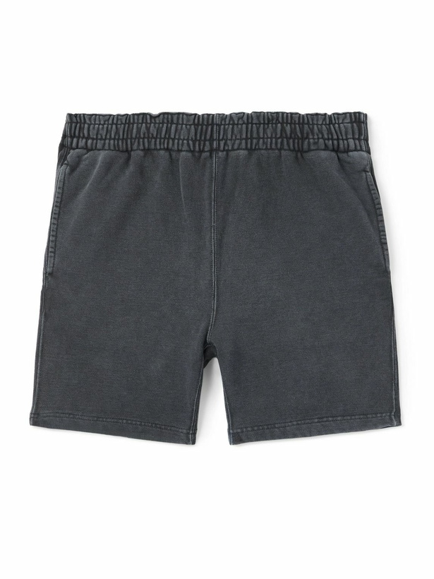 Photo: Remi Relief - Straight-Leg Cotton-Jersey Shorts - Black