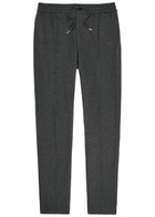 Aurélien Cotton-blend Trousers Charcoal