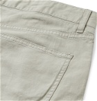 Faherty - Del Mar Stretch-Cotton and Linen-Blend Trousers - Gray