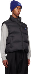 ADER error Black TRS Tag 01 Puffer Down Vest