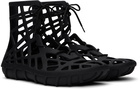 Bottega Veneta Black Atlas Sandals