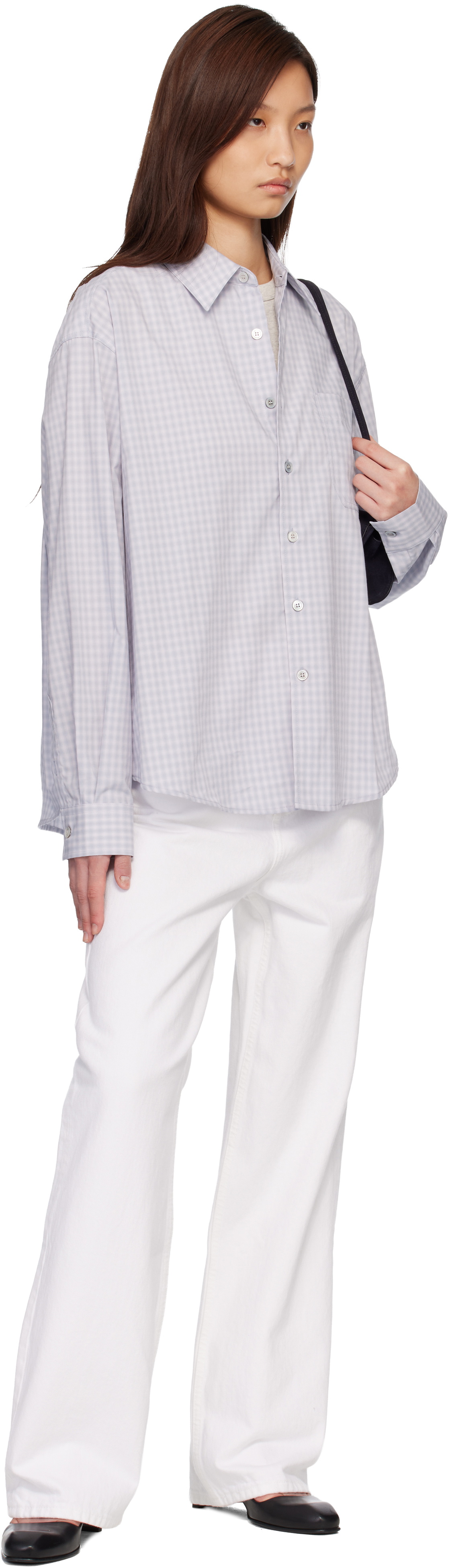 COOR Blue Micro Ombre Check Shirt