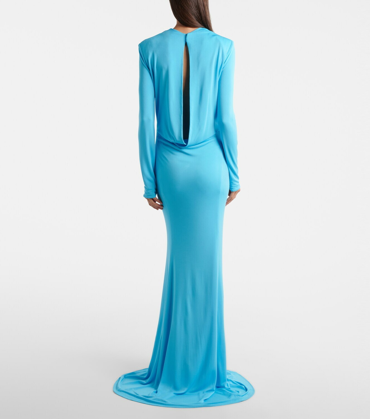 Tom Ford Open-back crêpe jersey gown