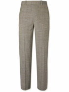 Bottega Veneta - Straight-Leg Tweed Trousers - Brown