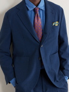 Rubinacci - Wool-Blend Single-Breasted Jacket - Blue