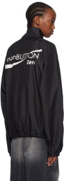 Pushbutton Black Raglan Jacket