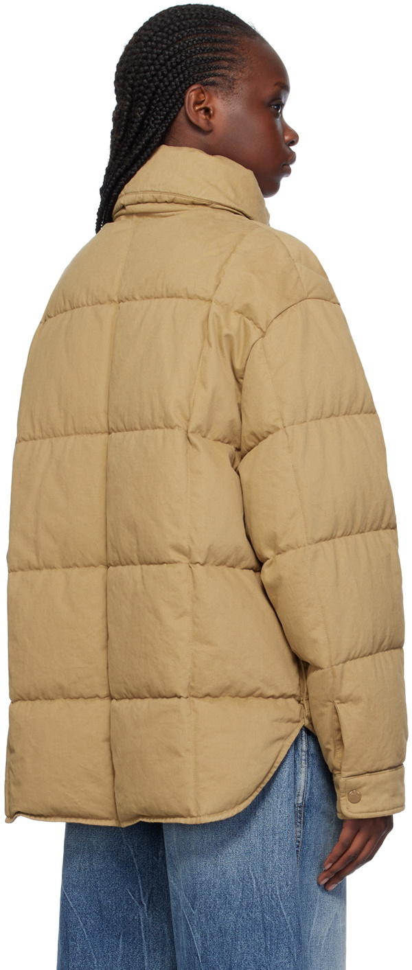 Moncler Genius Moncler x Palm Angels Beige Fieldrush Down Jacket