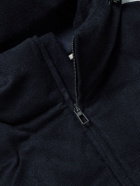 Loro Piana - Quilted Storm System Cashmere Hooded Down Jacket - Blue