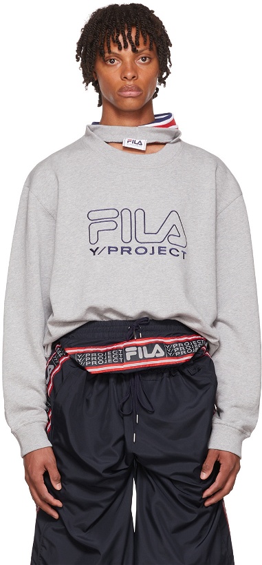 Photo: Y/Project Grey Fila Edition Sweatshirt