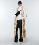 Amiri - Checked cashmere, cotton, and wool scarf